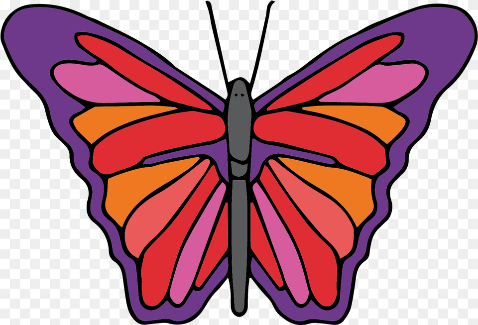 Monarch Butterfly, Purple, Person, Animal Png