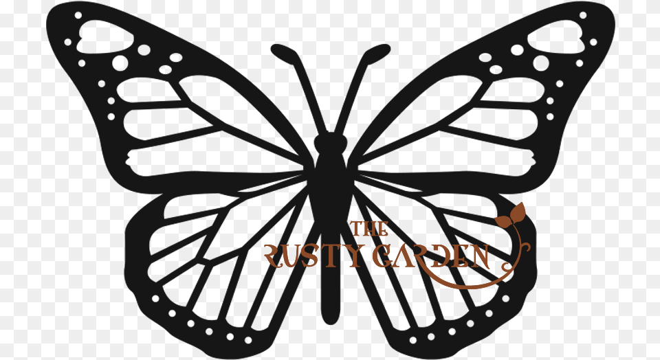 Monarch Butterfly, Stencil Free Transparent Png