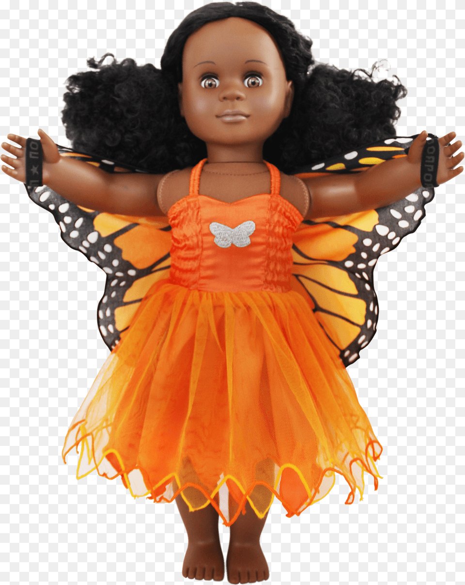 Monarch Butterfly Doll Dress Doll, Toy, Child, Female, Girl Free Png Download