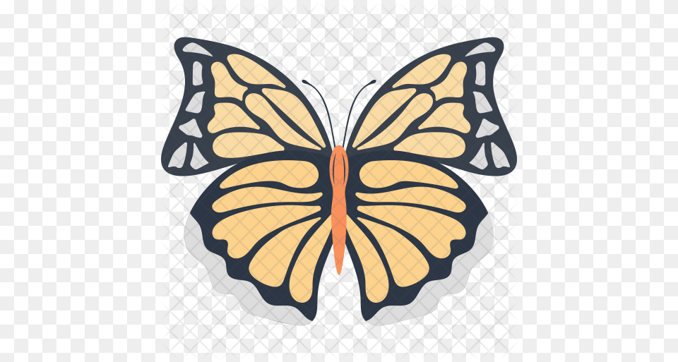 Monarch Butterfly Icon Girly, Art Png