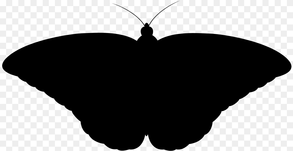 Monarch Butterfly Ii Silhouette Mariposa Monarca, Gray Free Png