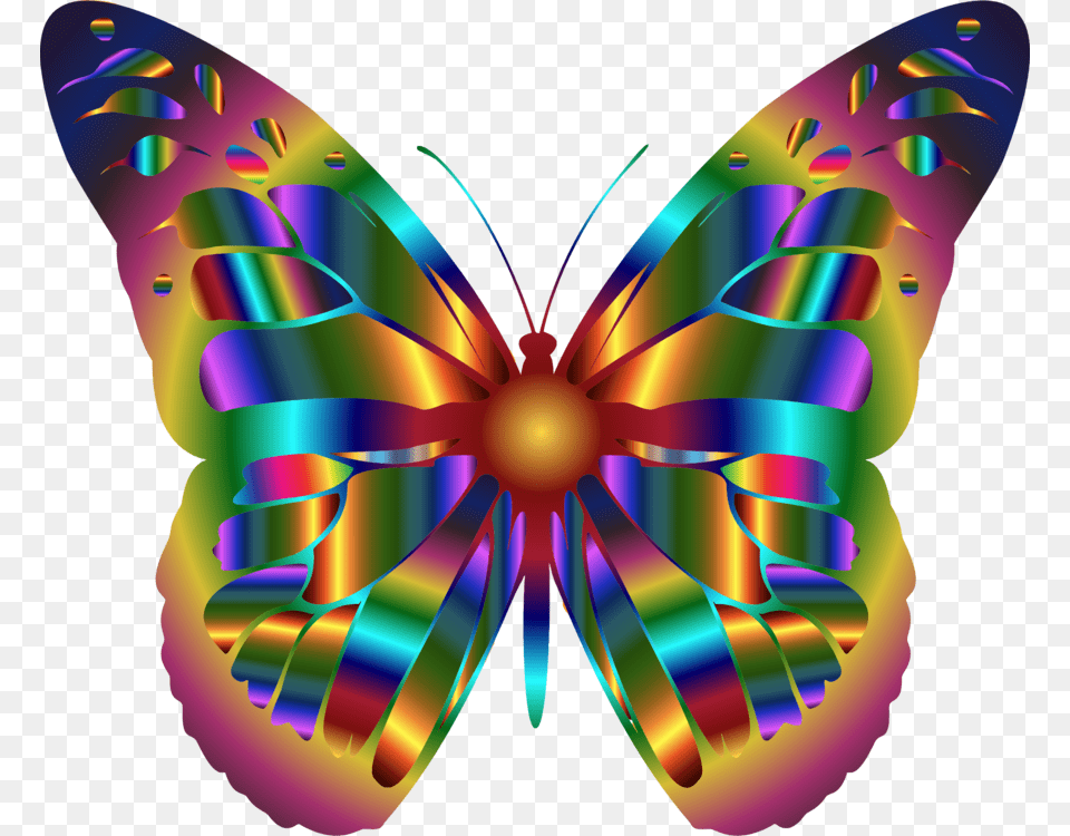 Monarch Butterfly Insect Swallowtail Butterfly Rainbow, Art, Graphics, Pattern, Lighting Free Png