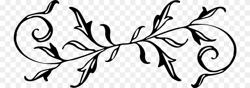 Monarch Butterfly Outline Drawing Template, Gray Free Png Download