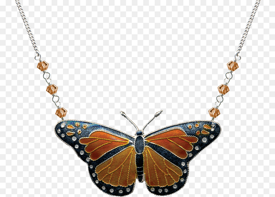 Monarch Lg Necklace Butterfly Necklace, Accessories, Jewelry Free Transparent Png