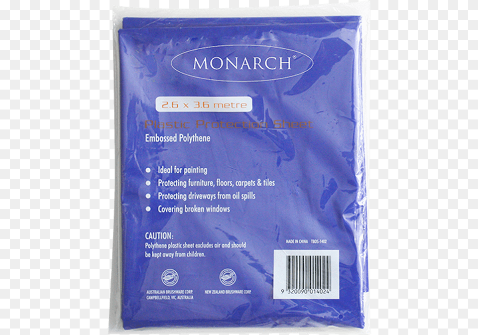 Monarch Plastic Drop Sheet Hd Packaging And Labeling, Book, Publication, Powder Free Transparent Png