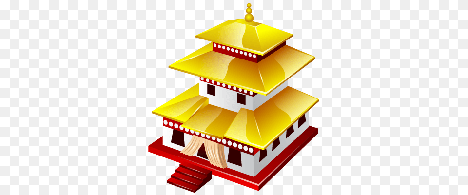 Monastery Icon, Architecture, Building, Pagoda, Prayer Png Image