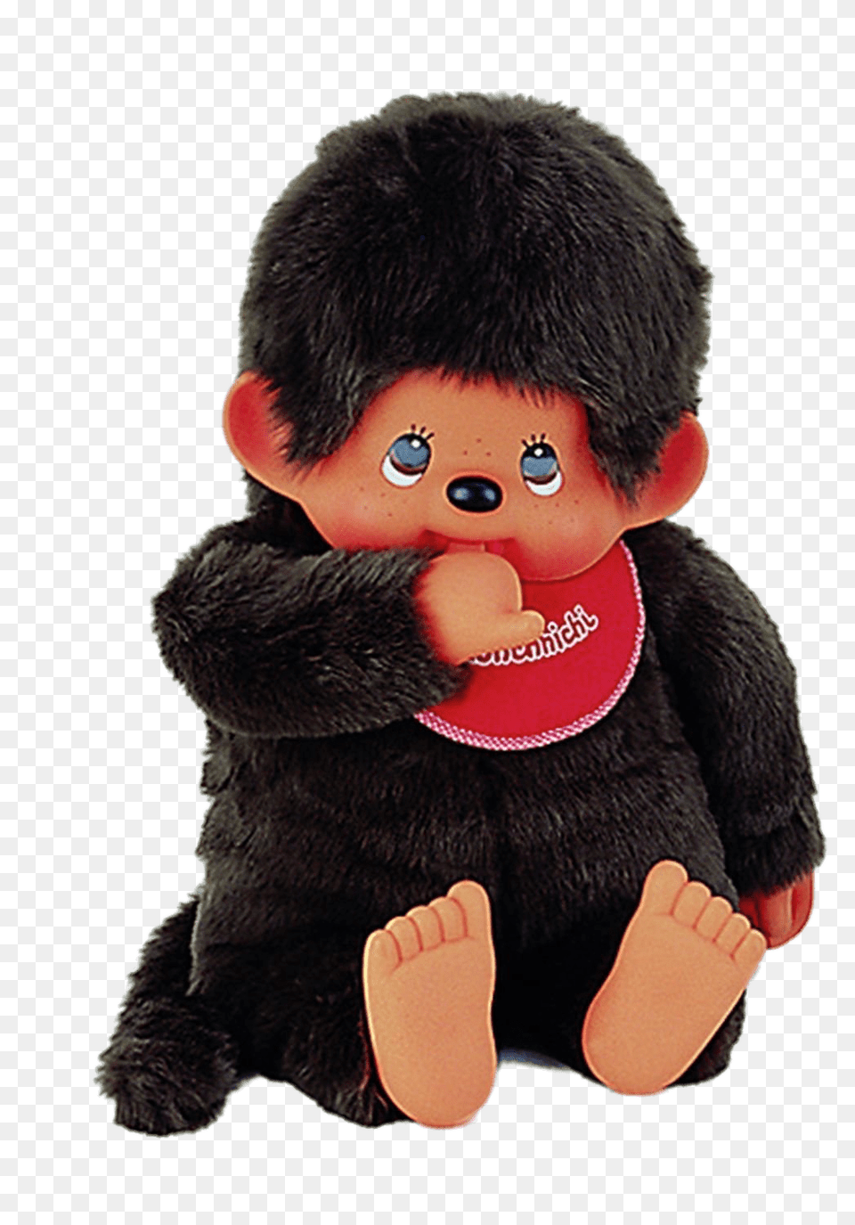 Monchhichi Thumb In Mouth, Toy, Plush, Doll, Person Free Transparent Png