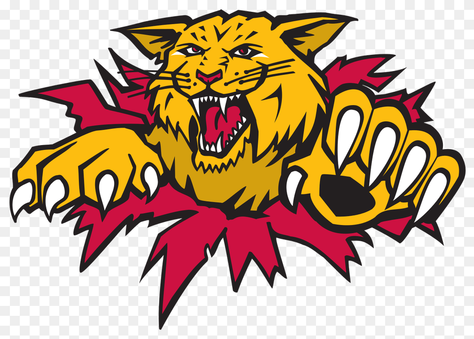 Moncton Wildcats Logo, Electronics, Hardware, Animal, Mammal Png Image
