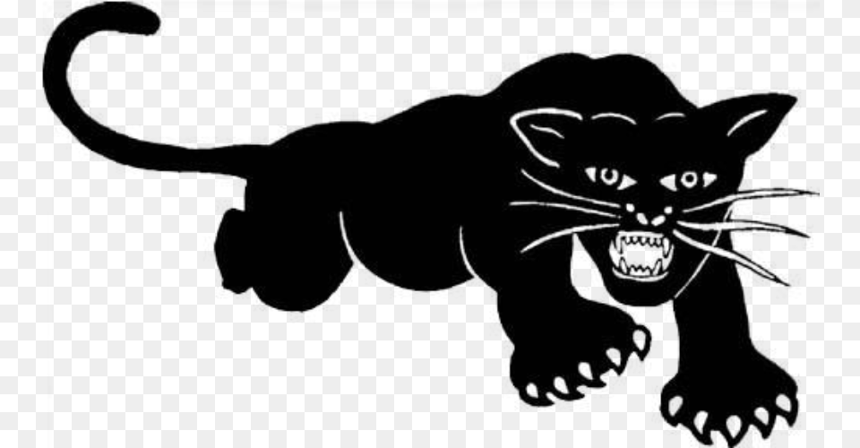 Monday 9 October Black Panther Party Panther, Silhouette Png Image