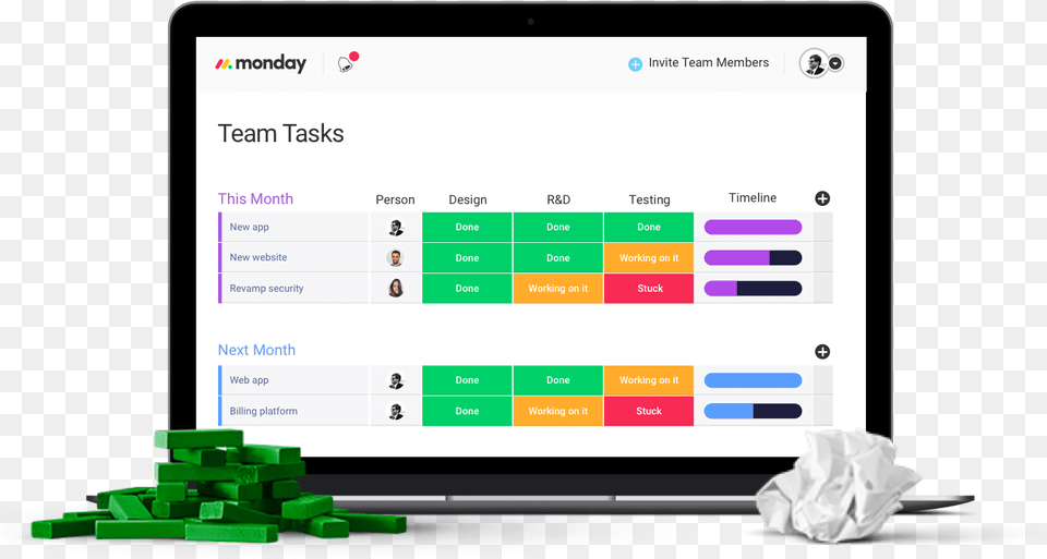 Monday Com Construction Management, Person, Computer, Electronics, Tablet Computer Free Transparent Png