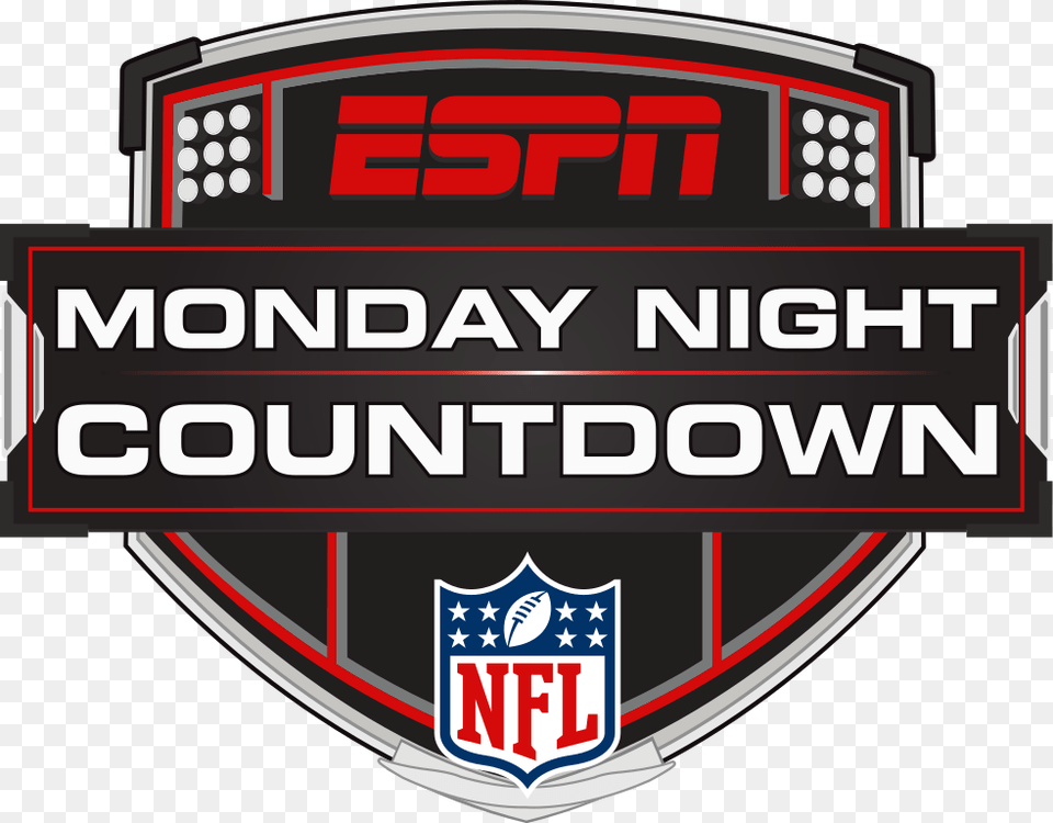Monday Night Countdown Logo Monday Night Football 2018, Badge, Emblem, Symbol, Scoreboard Free Png