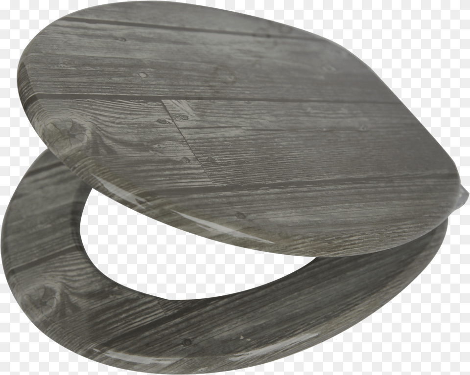 Mondella 430 X 370mm Woodgrain Toilet Seat Grey Wood Toilet Seat, Coffee Table, Furniture, Table Free Png Download