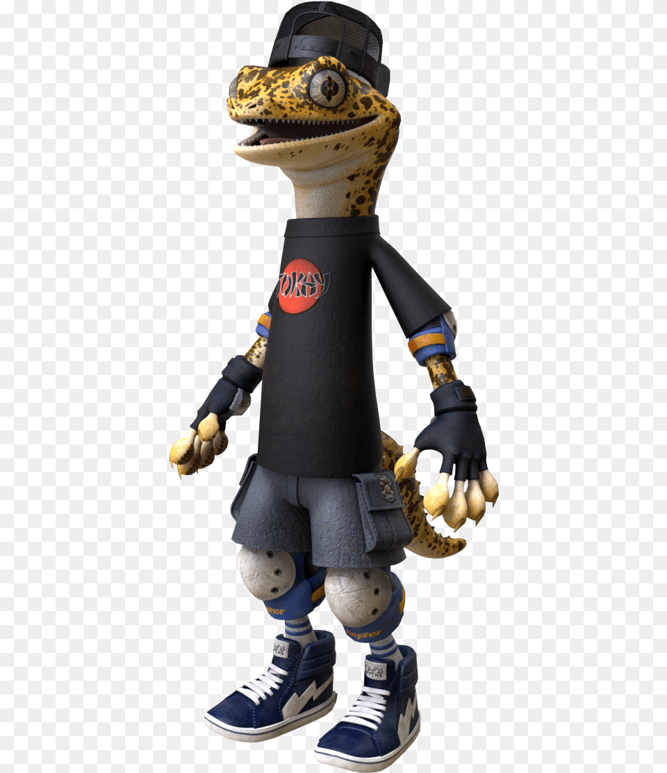 Mondo Gecko With Cap Profile Lizard Teenage Mutant Ninja Turtles, Clothing, Footwear, Shoe, Toy Png