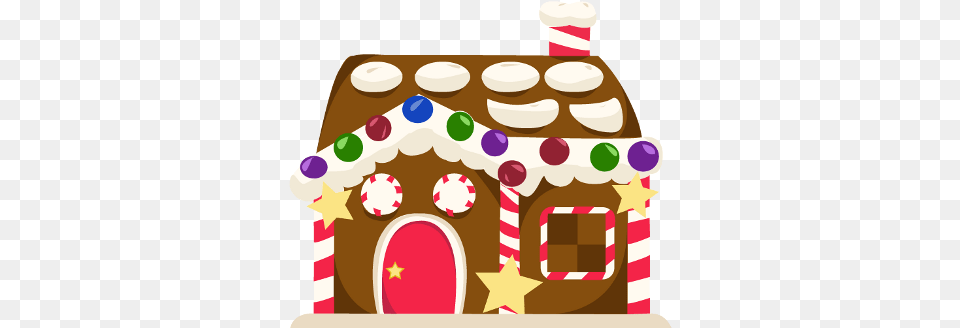 Mondo Incantato Gingerbread House By Schikibon Christmas Day, Cookie, Cream, Dessert, Food Free Png Download