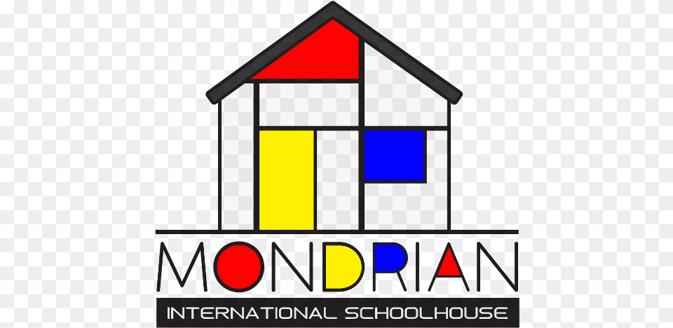 Mondrian School House Transparent Clip Art, Outdoors, Nature Free Png