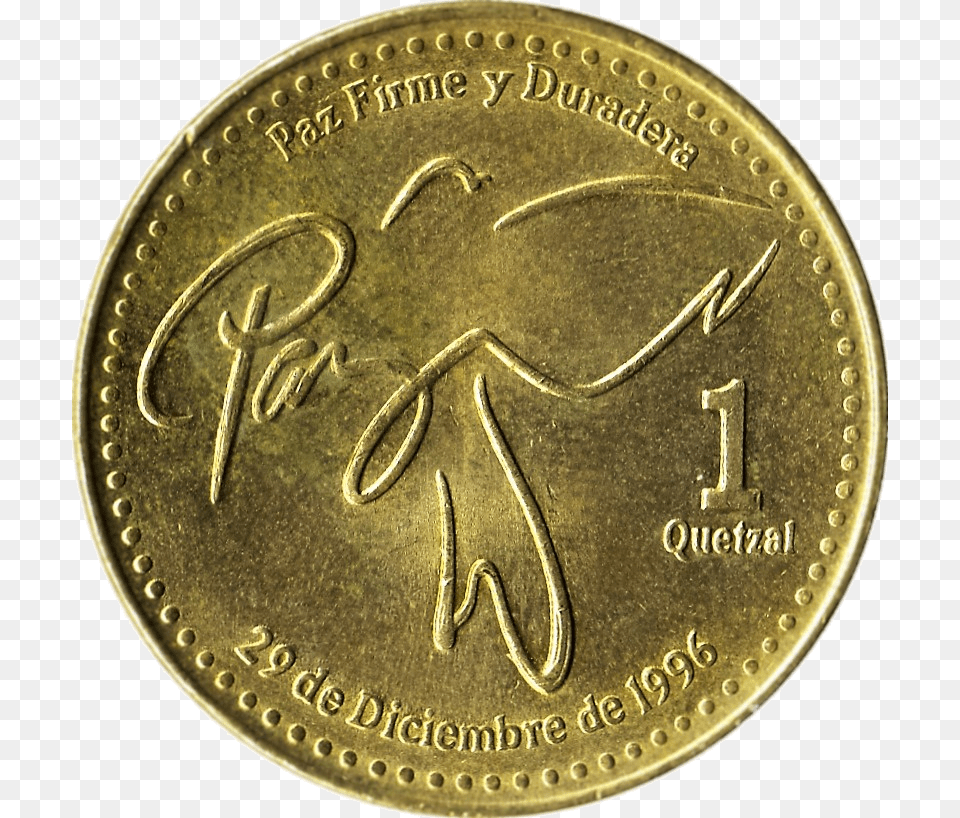 Moneda De Quetzal De Guatemala Download Farthing Coin, Money, Gold, Disk Free Png