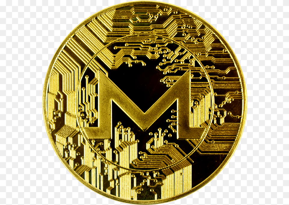 Monero Collector Coin Gold Circle, Money Png