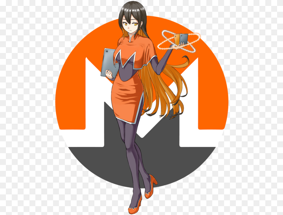 Monero Girl, Book, Publication, Comics, Adult Free Png