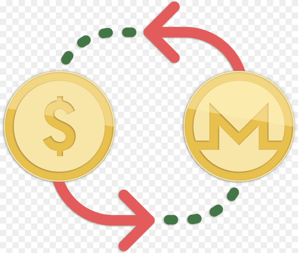 Monero Happy, Gold, Disk, Text Png