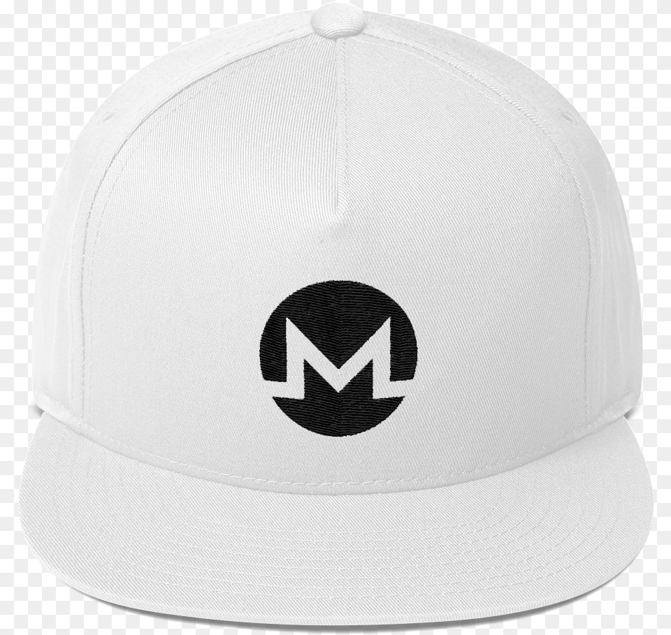 Monero Xmr B Snapback Hat White Crypto Amp Proud Baseball Cap, Baseball Cap, Clothing, Helmet Png Image