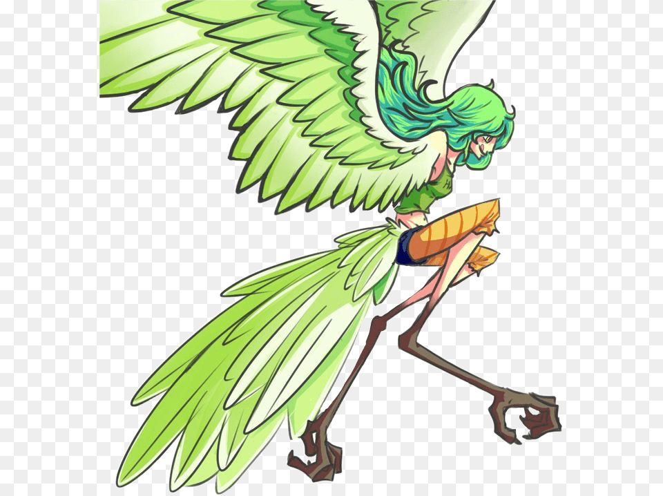 Monet Onepiece Harpy Monstergirlfreetoedit, Person, Head, Face Free Transparent Png