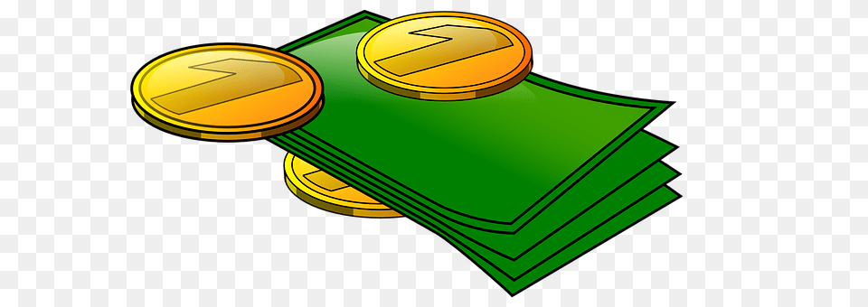 Money Disk, Green, Text Png
