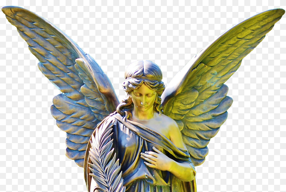 Money Angel Reiki Attunement Angel Statue, Adult, Female, Person, Woman Free Png Download