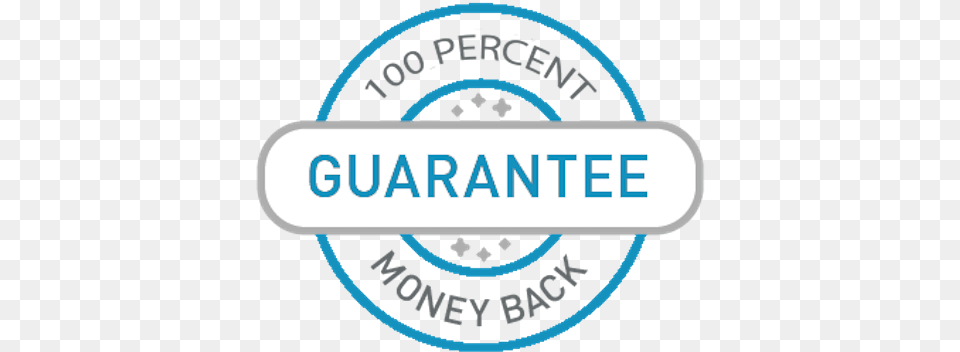 Money Back Guarantee Circle, Logo, Architecture, Building, Factory Png