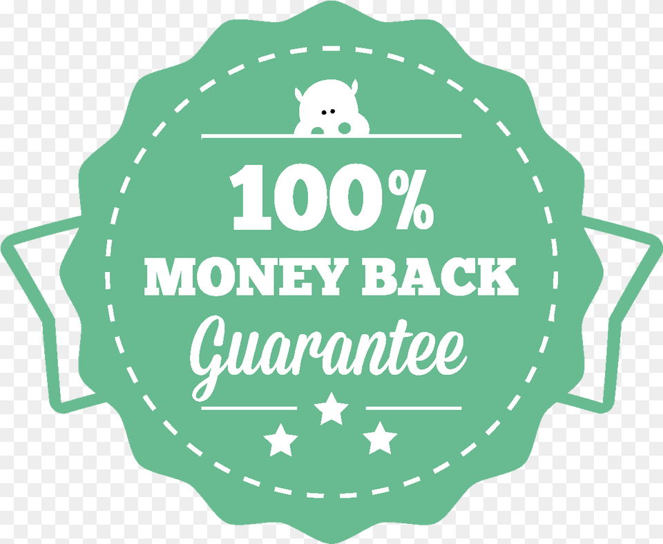 Money Back Guarantee Sign, Person, Logo, Symbol, Text Free Png Download