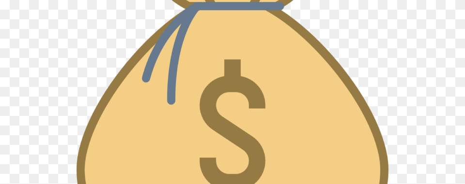 Money Bag Clipart, Text, Symbol, Number Png Image