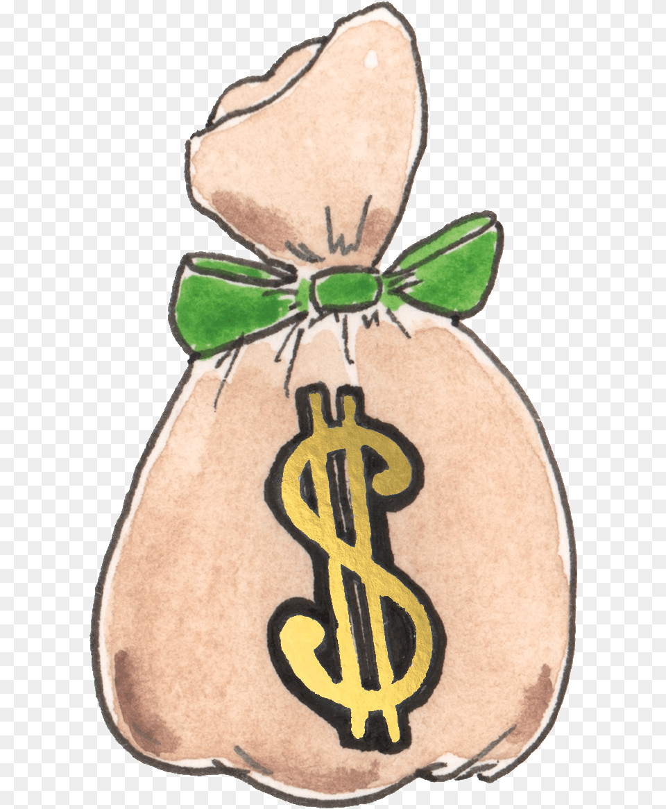 Money Bag Clipart Money Bag, Person Png Image