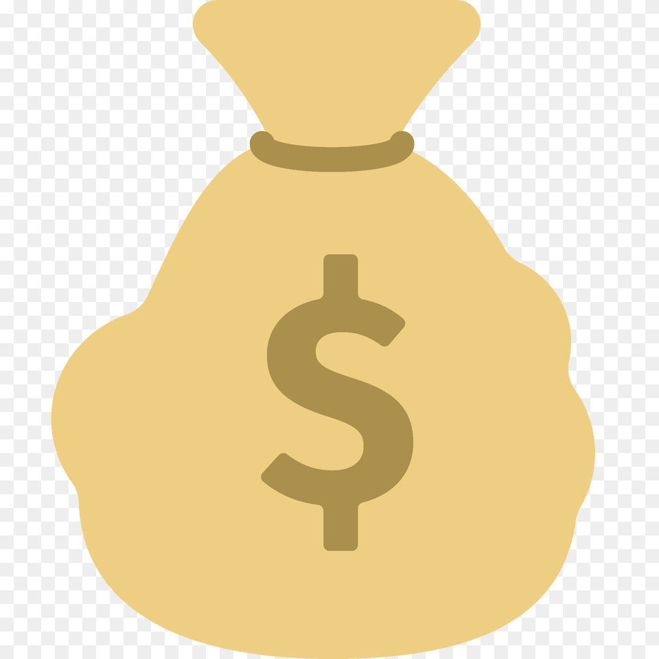 Money Bag Emoji Clipart, Sack, Person, Text, Symbol Png Image