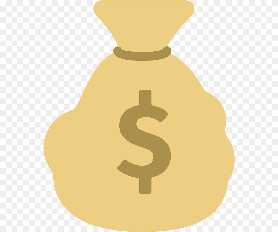 Money Bag Emoji Clipart Dollar, Person, Sack, Text Png