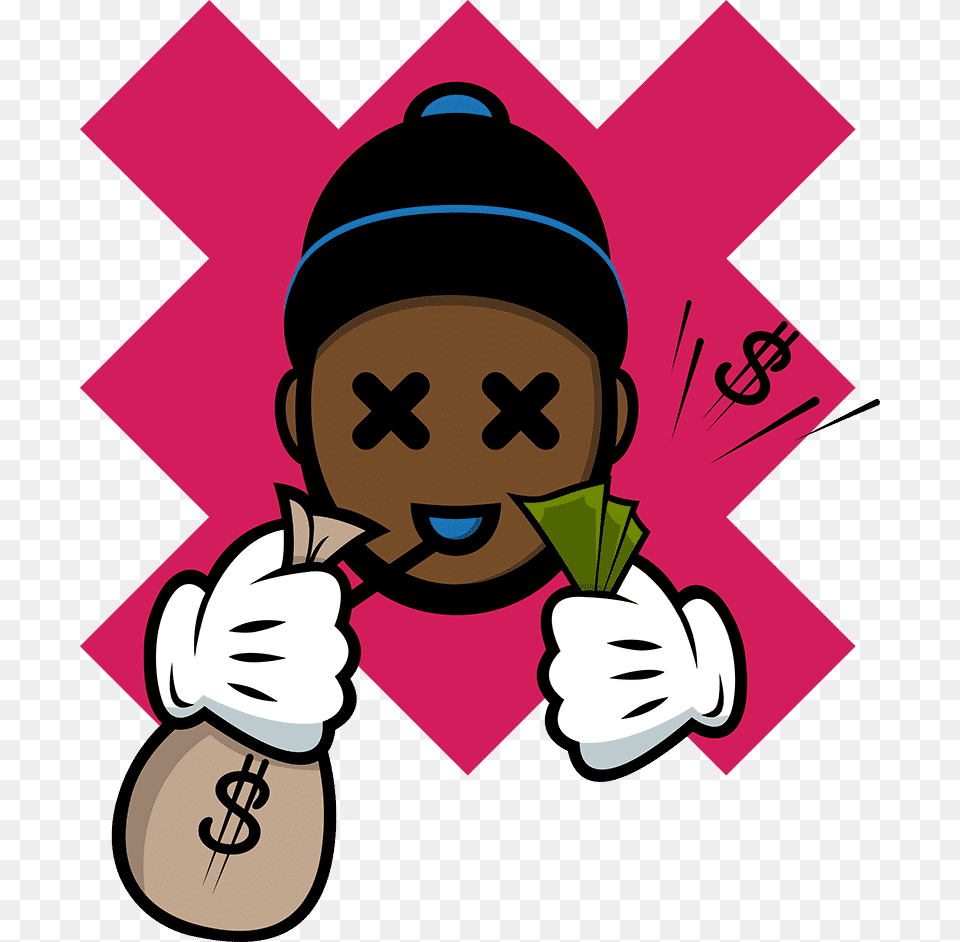 Money Bag Graphic Design, Baby, Person, Clothing, Glove Png Image