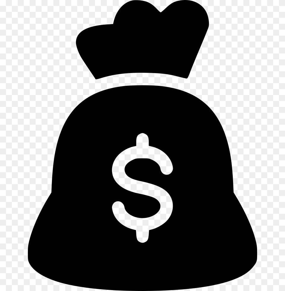 Money Bag Icon Download, Stencil Free Png