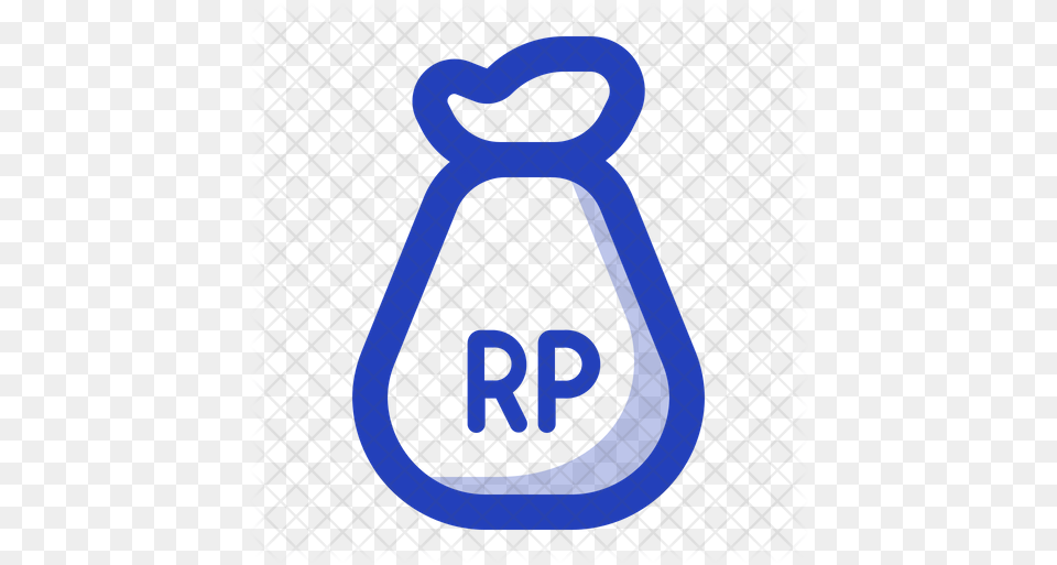 Money Bag Rupiah Icon Of Line Style Balance Transfer Rupiah Icon Png Image