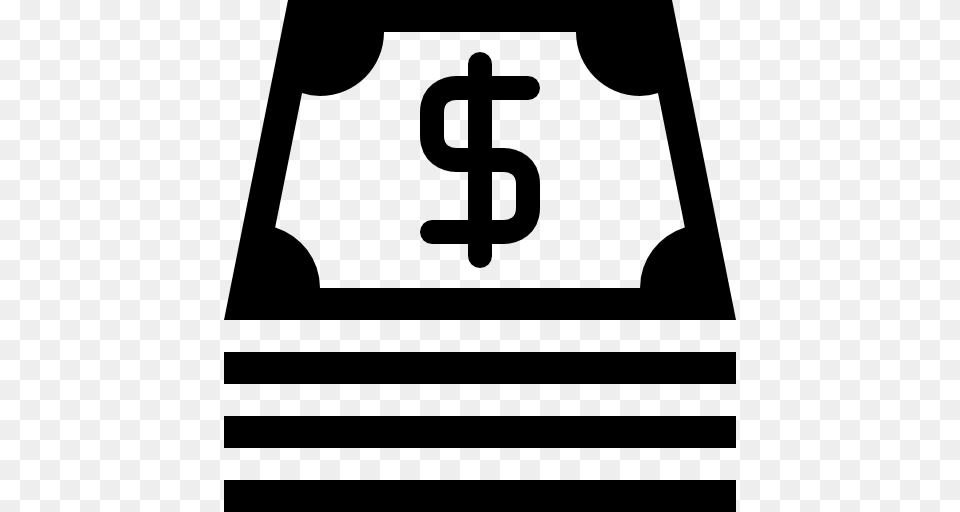 Money Bills Stack, Stencil, Cross, Symbol Free Transparent Png