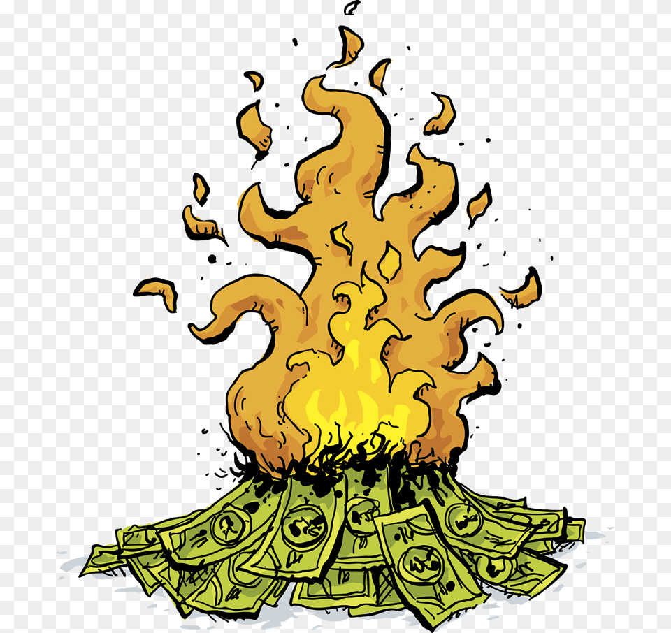 Money Burning Clip Art, Fire, Flame, Bonfire, Adult Free Transparent Png