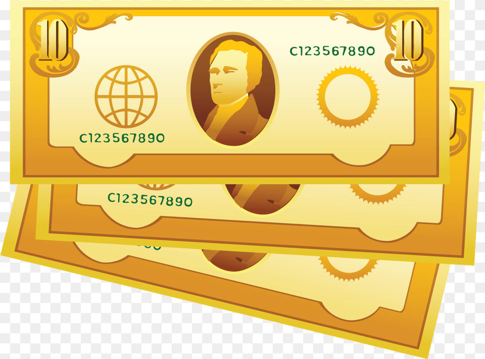 Money Cash With Background Money Icon, Person, Face, Head Free Png
