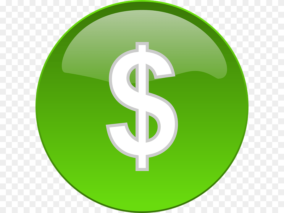 Money Clip Art, Symbol, Green, Text, Disk Free Png