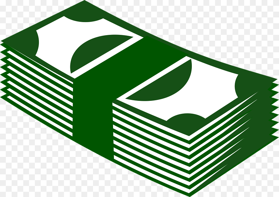 Money Clip Art, Green Free Png