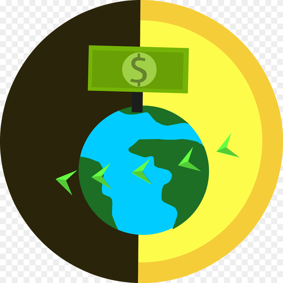 Money Clipart, Green, Astronomy, Outer Space, Planet Png