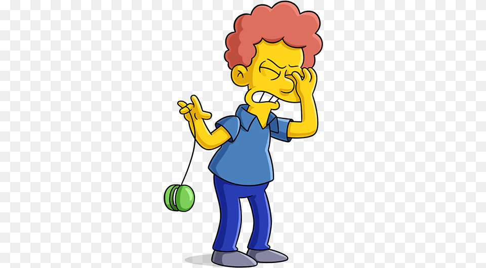 Money Clipart Futurama Simpsons Rod Flanders Family, Baby, Person, Face, Head Free Png