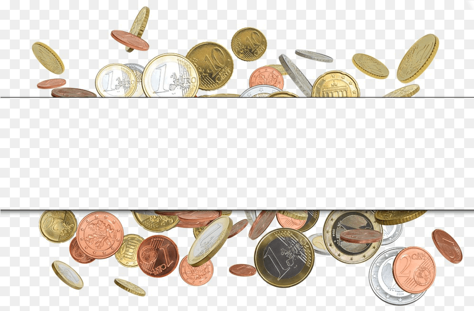 Money Coin Border Finance Gold Coins Border, Treasure Png Image