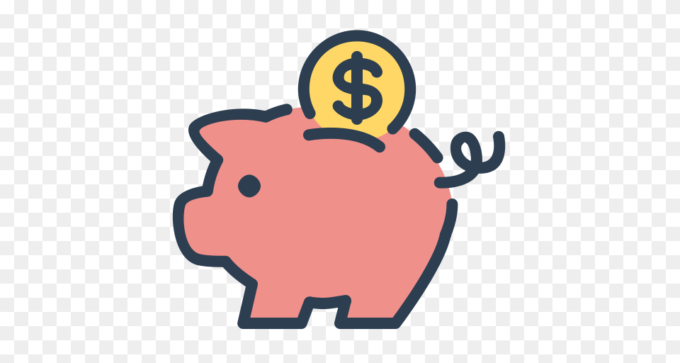 Money Coin Savings Resolutions Save Money Piggy Icon, Piggy Bank, Baby, Person Free Transparent Png