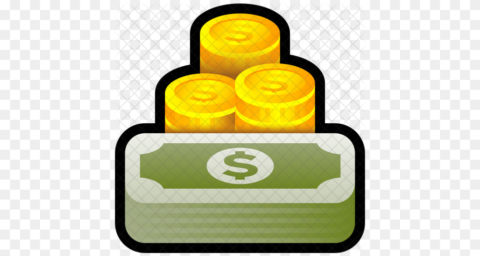 Money Collection Icon Clip Art, Tape Free Transparent Png