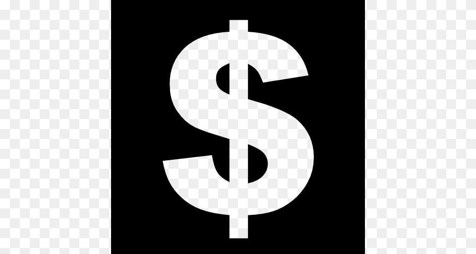 Money Dollar Sign In A Square, Symbol, Text, Number, Nature Png Image
