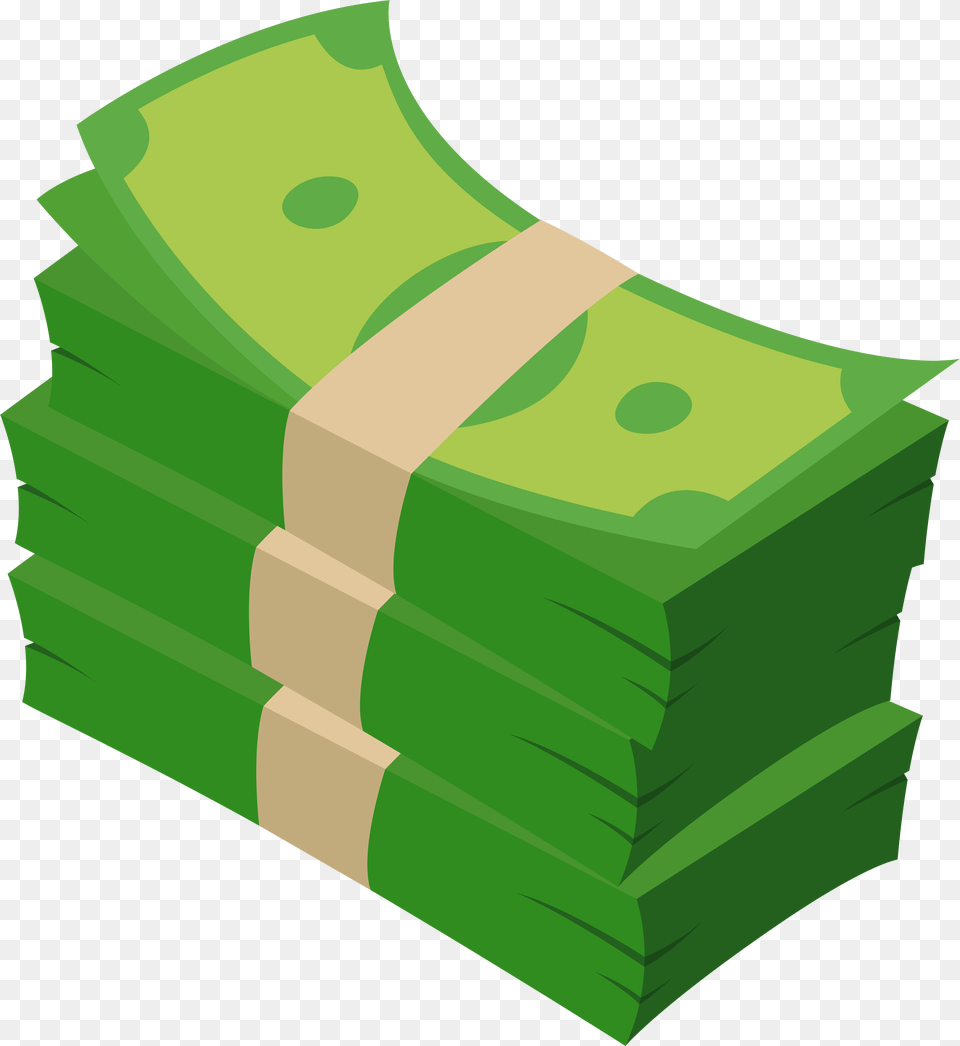 Money Emoji, Green, Paper Free Transparent Png