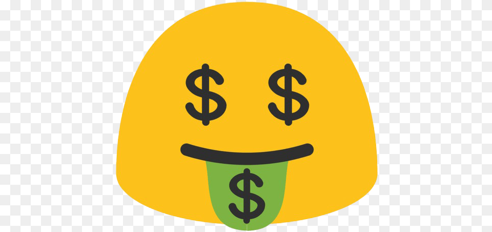 Money Emoji Image Transparent Background Traffic Sign, Clothing, Hat, Cap, Helmet Png