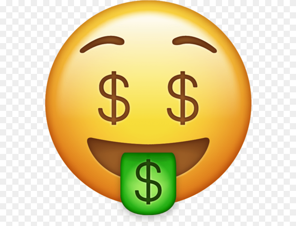 Money Emoji Transparent Background Money Emoji, Sphere, Text, Astronomy, Moon Png Image